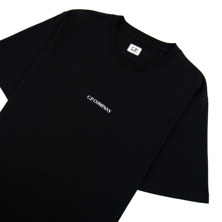 C.P. COMPANY - 30/1 Jersey Reverse Print T-Shirt Noir - Lothaire