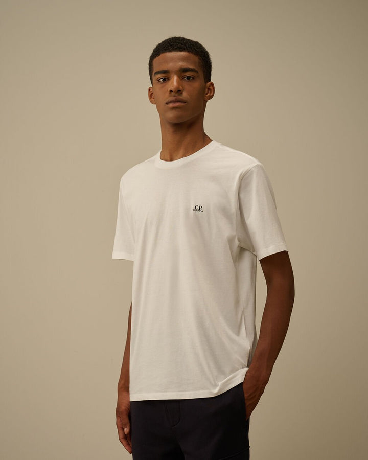 C.P. COMPANY - 30/1 Jersey Short Sleeve Goggle T-Shirt Blanc - Lothaire