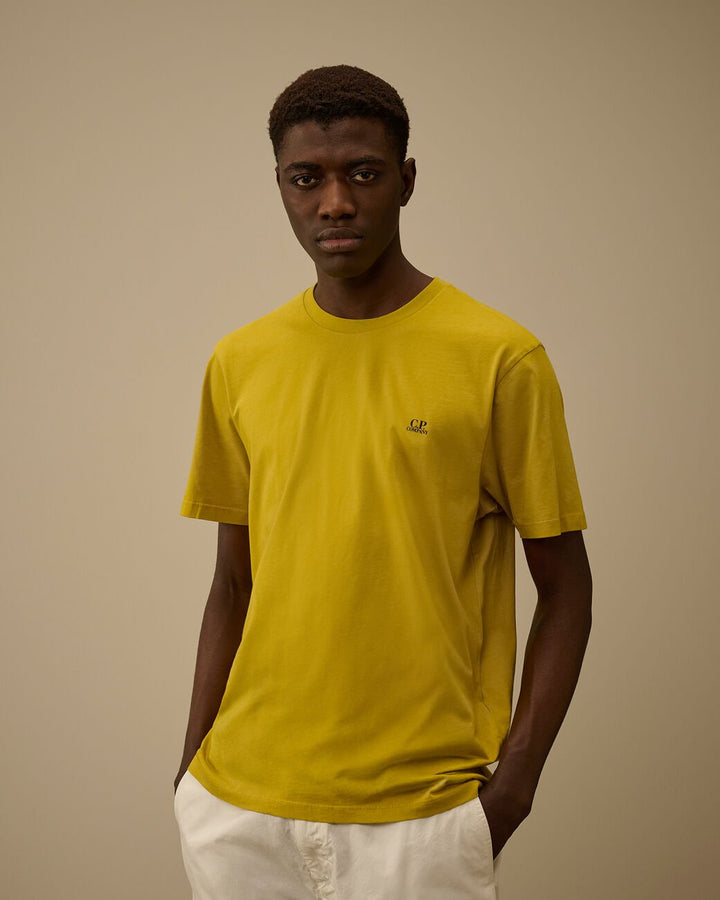 C.P. COMPANY - 30/1 Jersey Short Sleeve Goggle T-Shirt Jaune - Lothaire