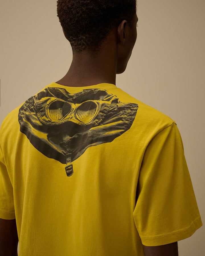 C.P. COMPANY - 30/1 Jersey Short Sleeve Goggle T-Shirt Jaune - Lothaire