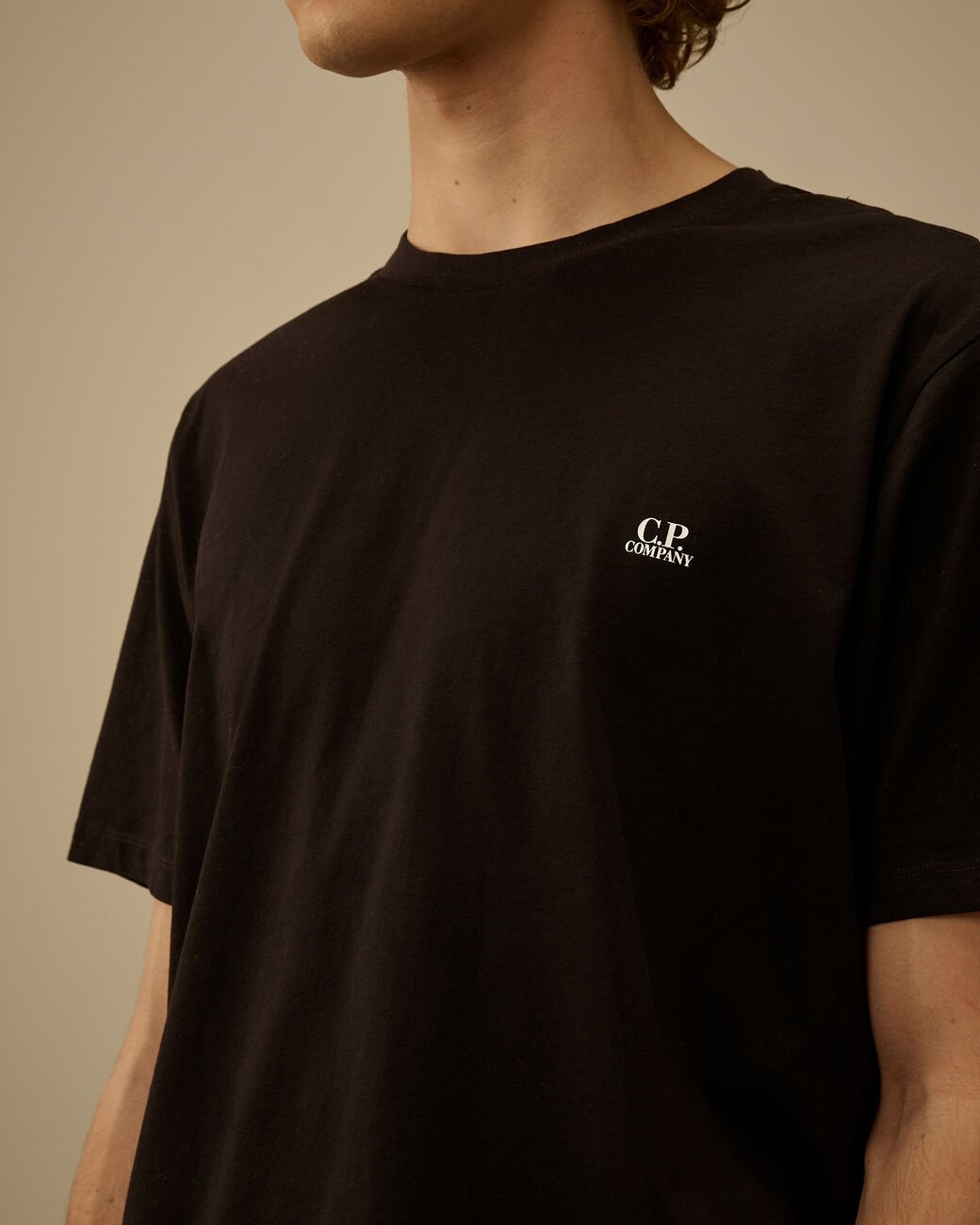 C.P. COMPANY - 30/1 Jersey Short Sleeve Goggle T-Shirt Noir - Lothaire