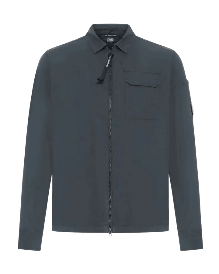 C.P. COMPANY - Blousons Zip Shirt Gris Foncé - Lothaire