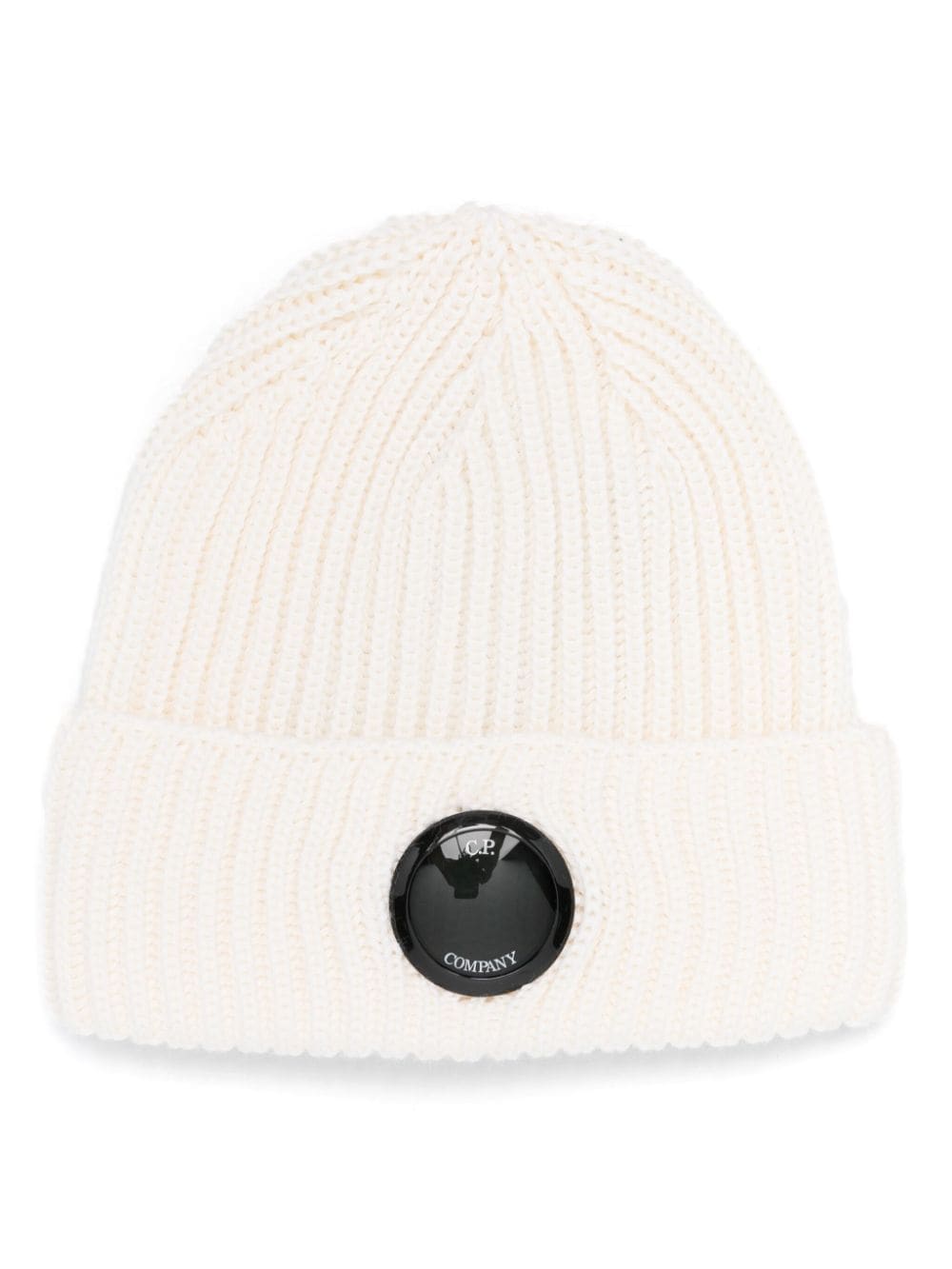 C.P Company - Bonnet à détail de verres de lunettes Blanc - Lothaire