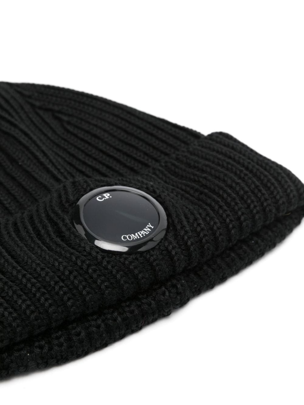 C.P Company - Bonnet Noir à détail de verres de lunettes - Lothaire