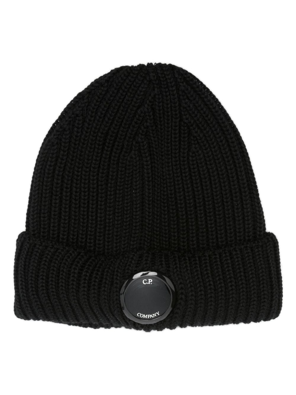 C.P Company - Bonnet Noir à détail de verres de lunettes - Lothaire