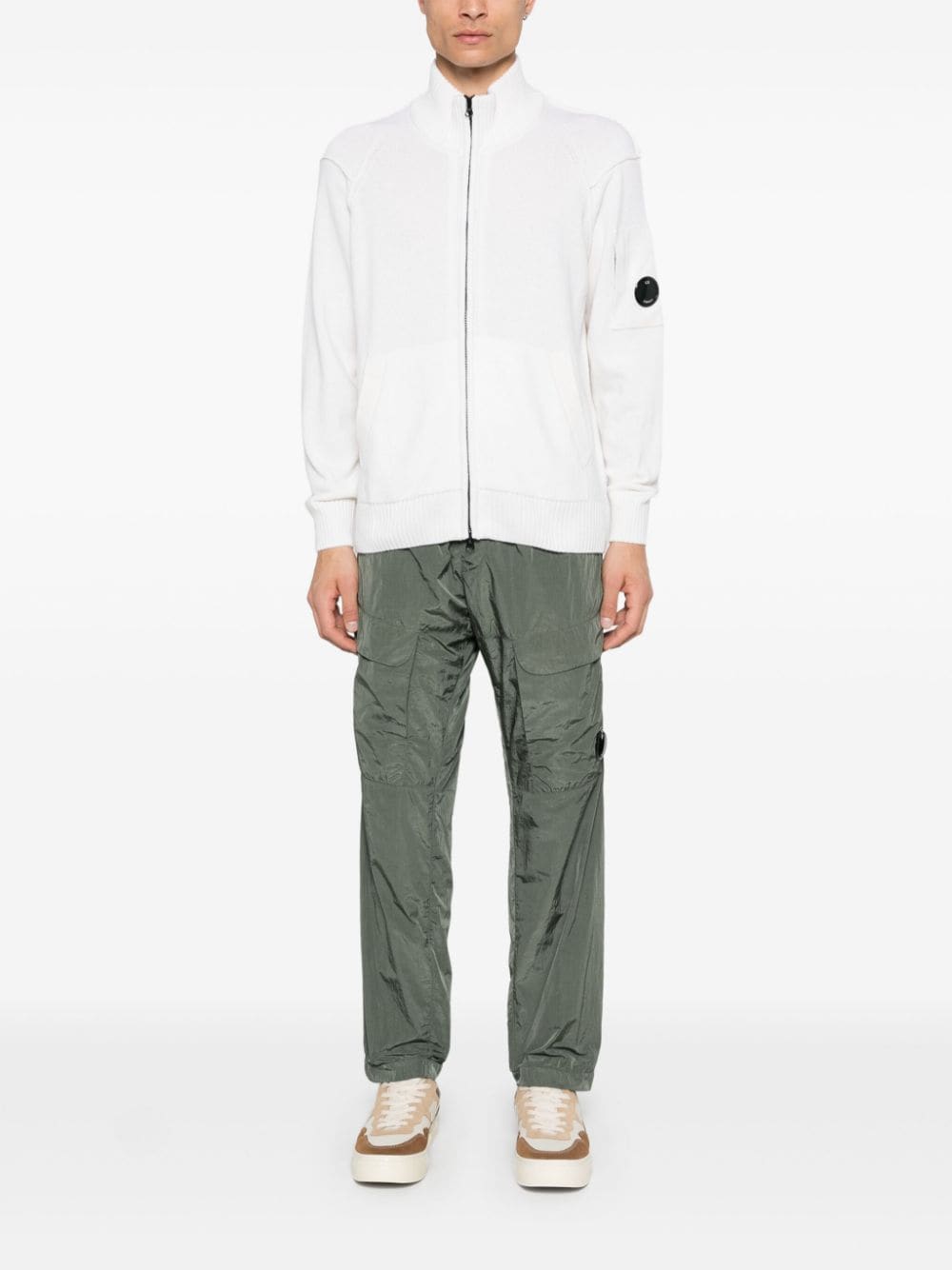 C.P Company - Cardigan à détail de lentille de lunettes - Lothaire