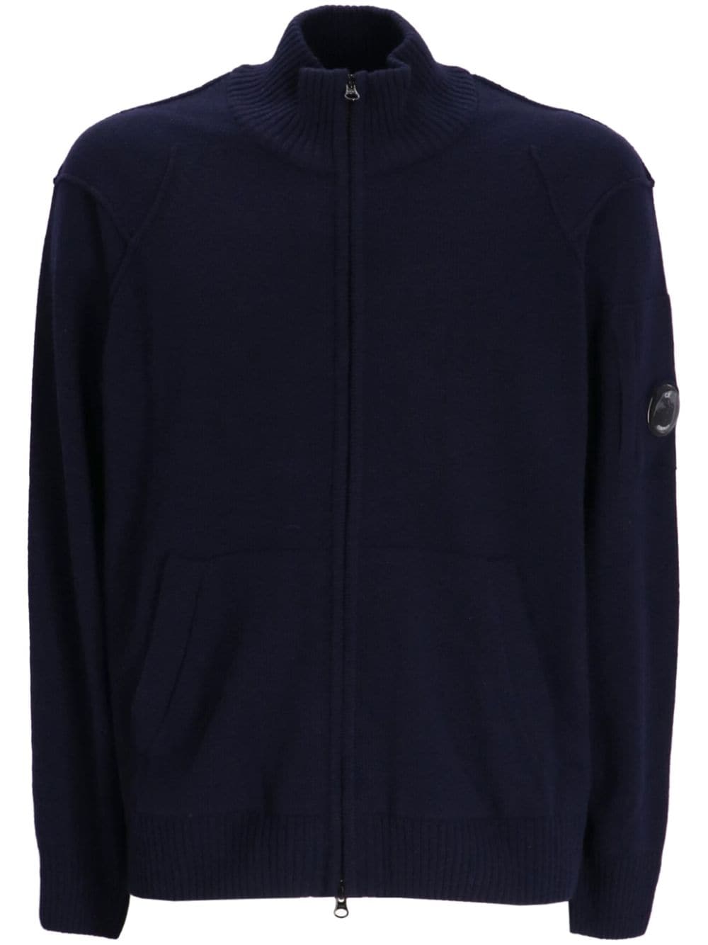 C.P Company - Cardigan à fermeture zippée - Bleu nuit - Lothaire