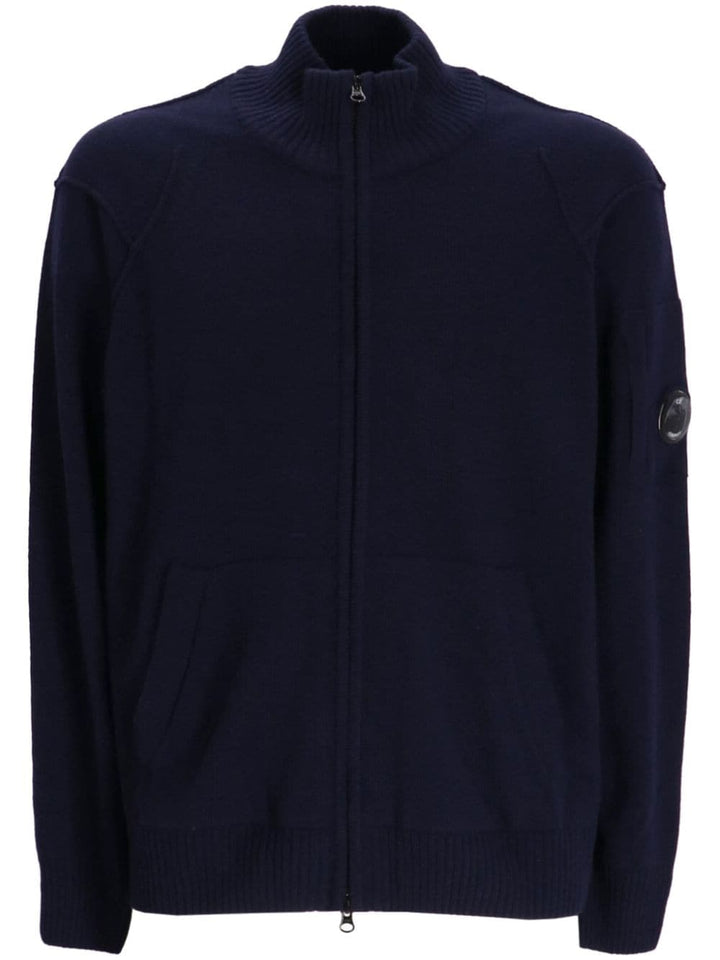 C.P Company - Cardigan à fermeture zippée - Bleu nuit - Lothaire