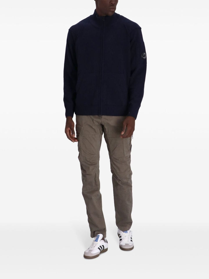 C.P Company - Cardigan à fermeture zippée - Bleu nuit - Lothaire