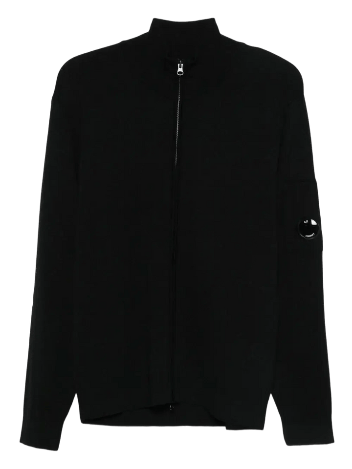 C.P. Company - Cardigan à Fermeture Zippée Noir - Lothaire