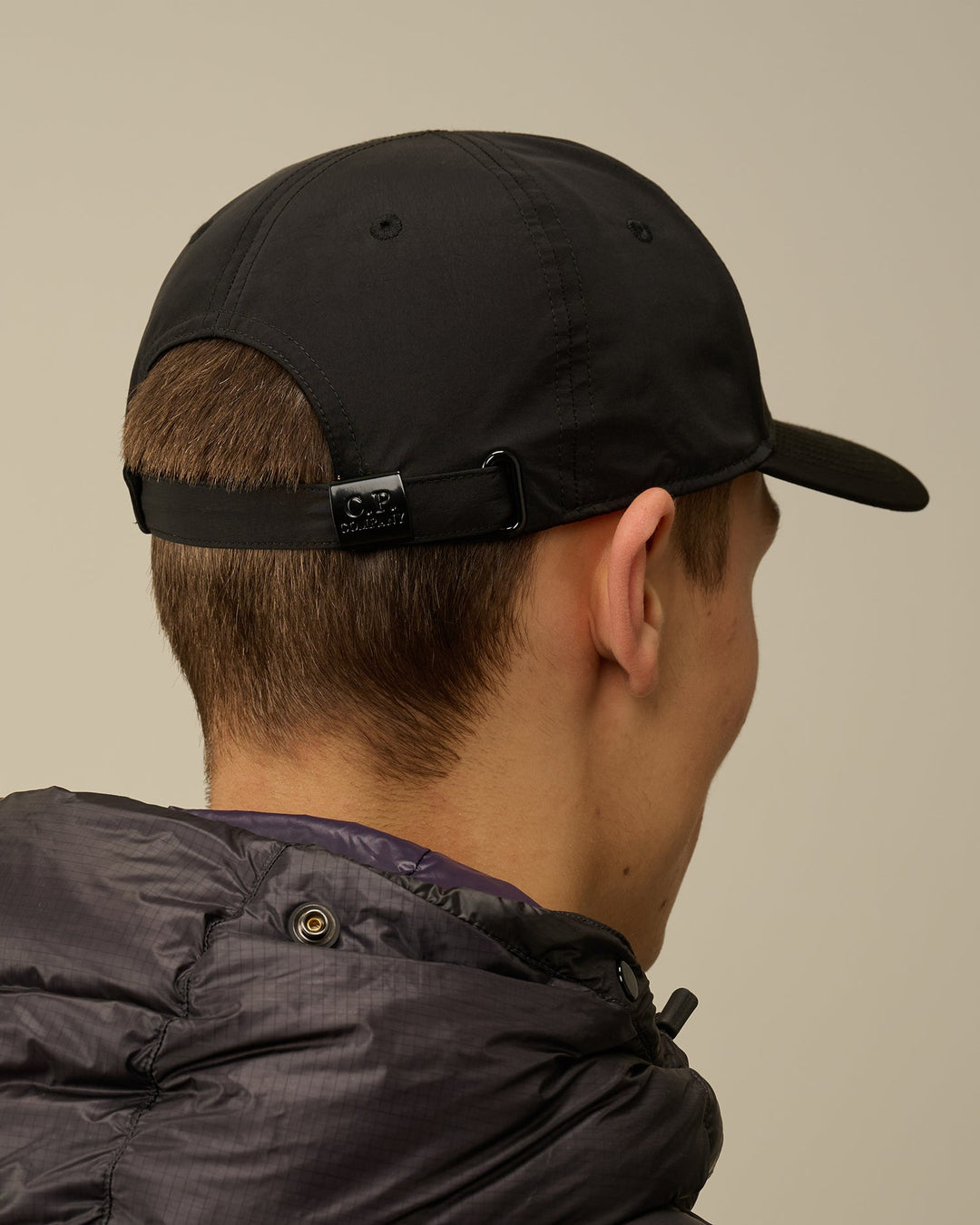 C.P. Company Casquette Black Chrome-R à logo C.P. Company Casquette Black Chrome-R à logo