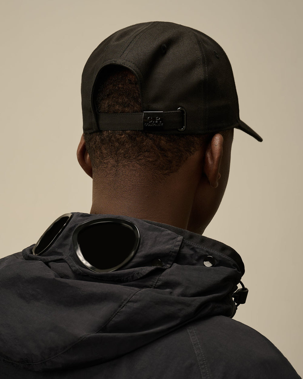 C.P. COMPANY - Casquette en gabardine de coton Noir - Lothaire
