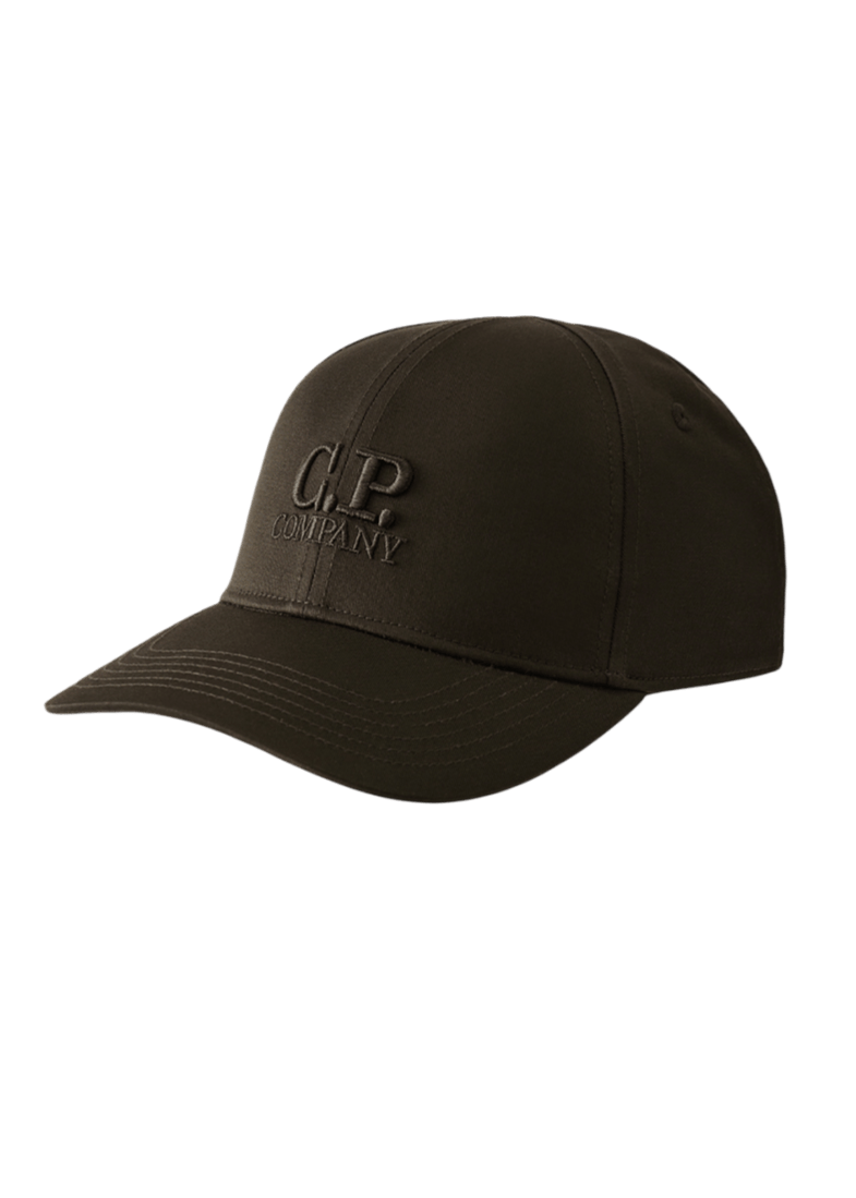 C.P. COMPANY - Casquette en gabardine de coton Noir - Lothaire