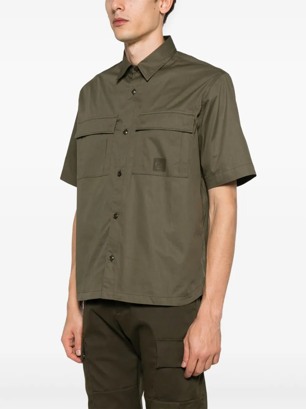 C.P. COMPANY - Chemise en Coton Vert - Lothaire