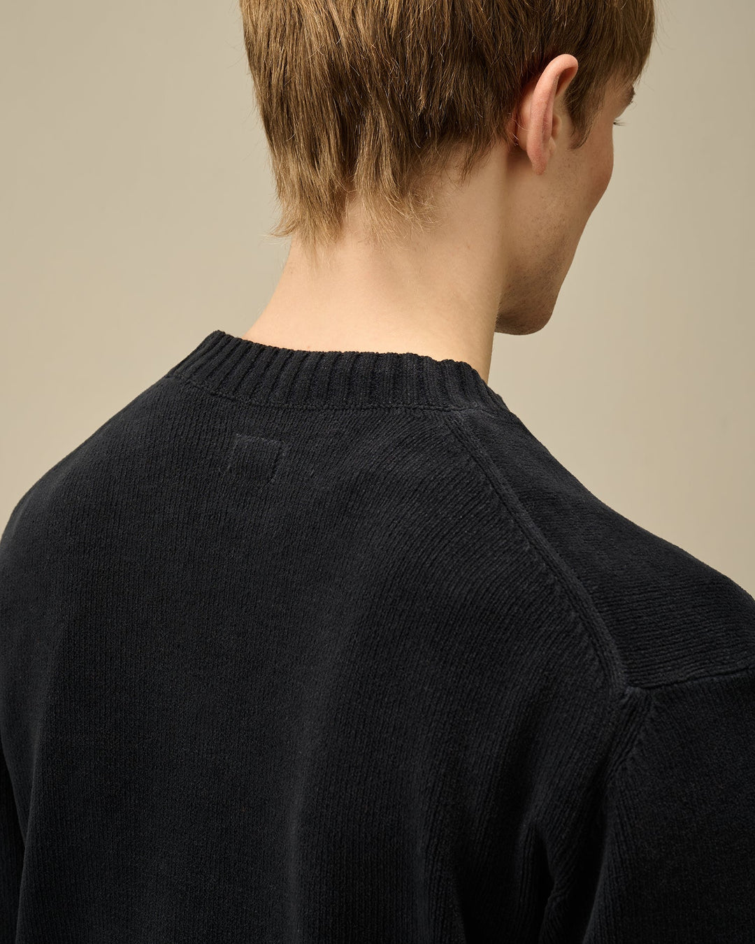 C.P. COMPANY - Chenille Cotton Lens Crewneck Knit - Lothaire