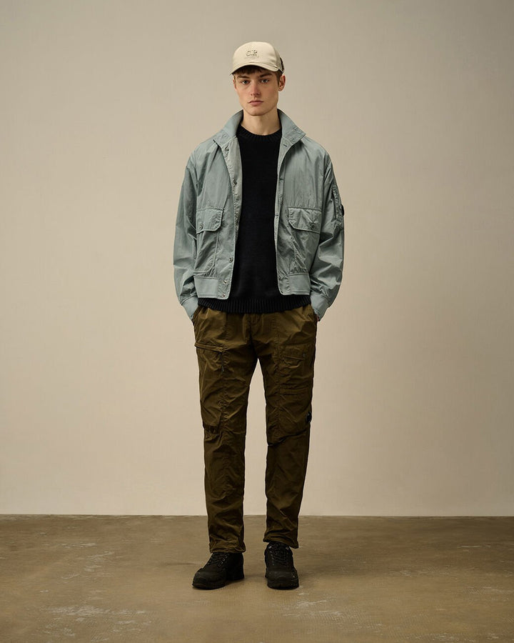 C.P. COMPANY - Chenille Cotton Lens Crewneck Knit - Lothaire