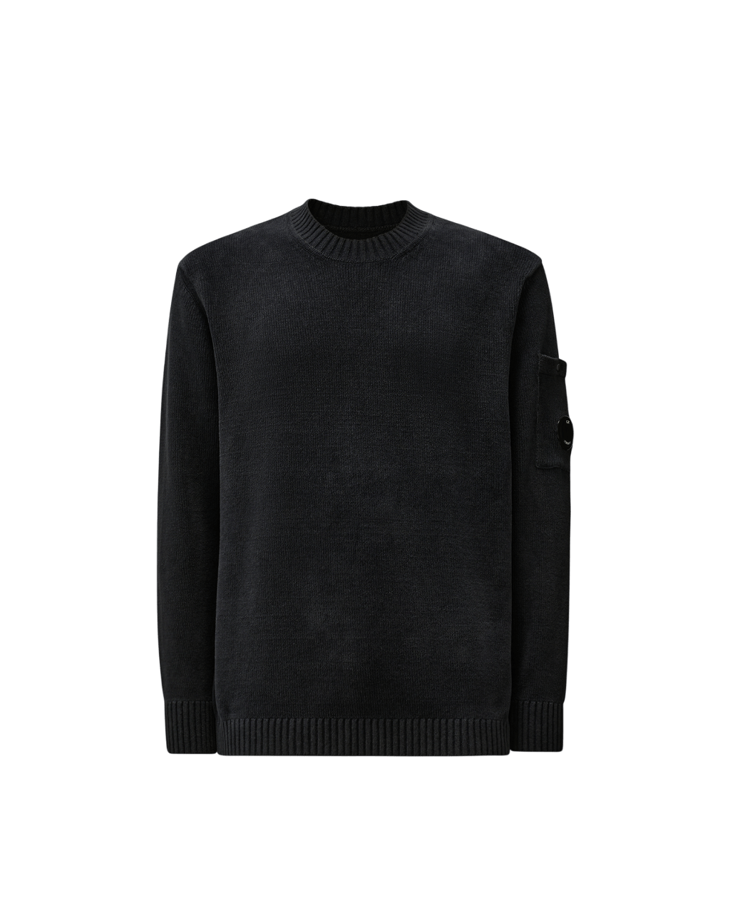 C.P. COMPANY - Chenille Cotton Lens Crewneck Knit - Lothaire