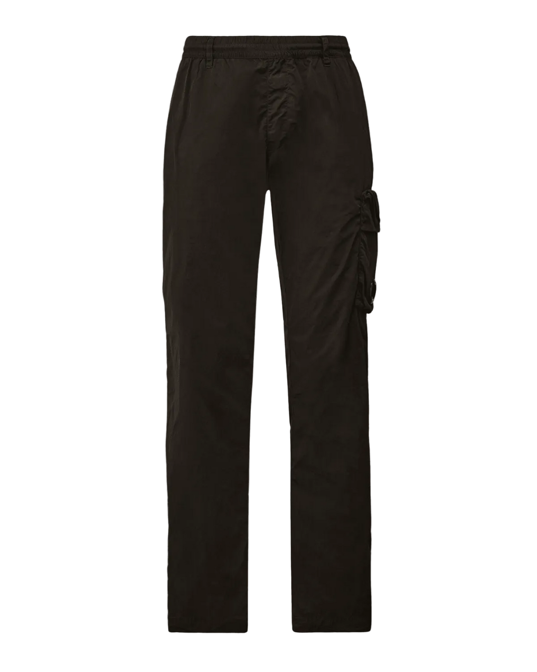 C.P. COMPANY - Chrome - R Ergonomic Cargo Lens Pants Noir - Lothaire