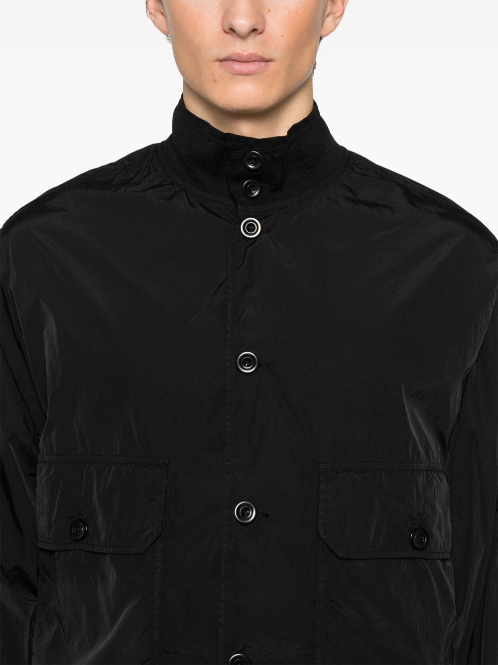 C.P. COMPANY - Chrome - R Full Button Jacket bleu total eclipse - Lothaire
