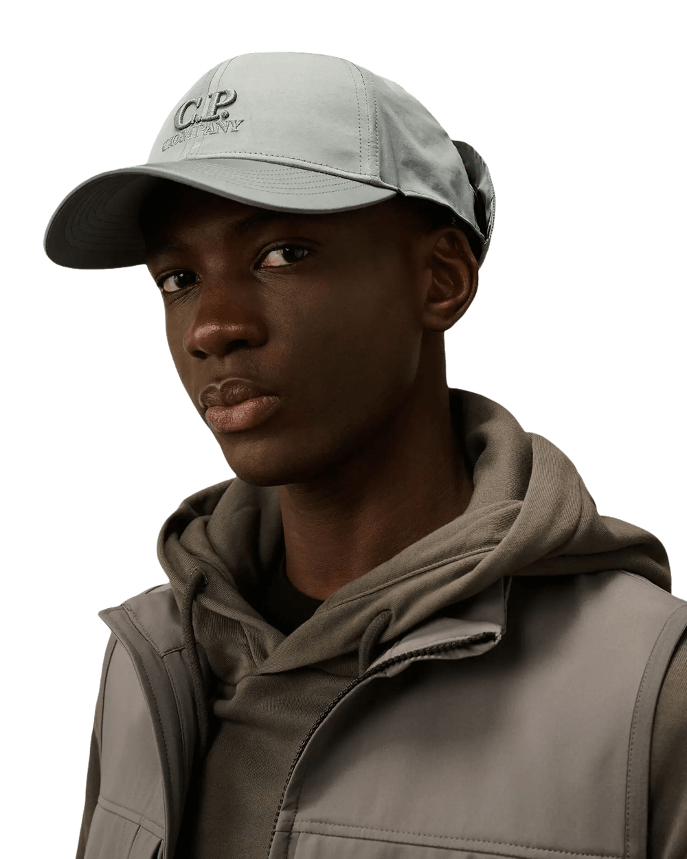 C.P. COMPANY - CHROME - R GOGGLE CAP Bleu - Lothaire