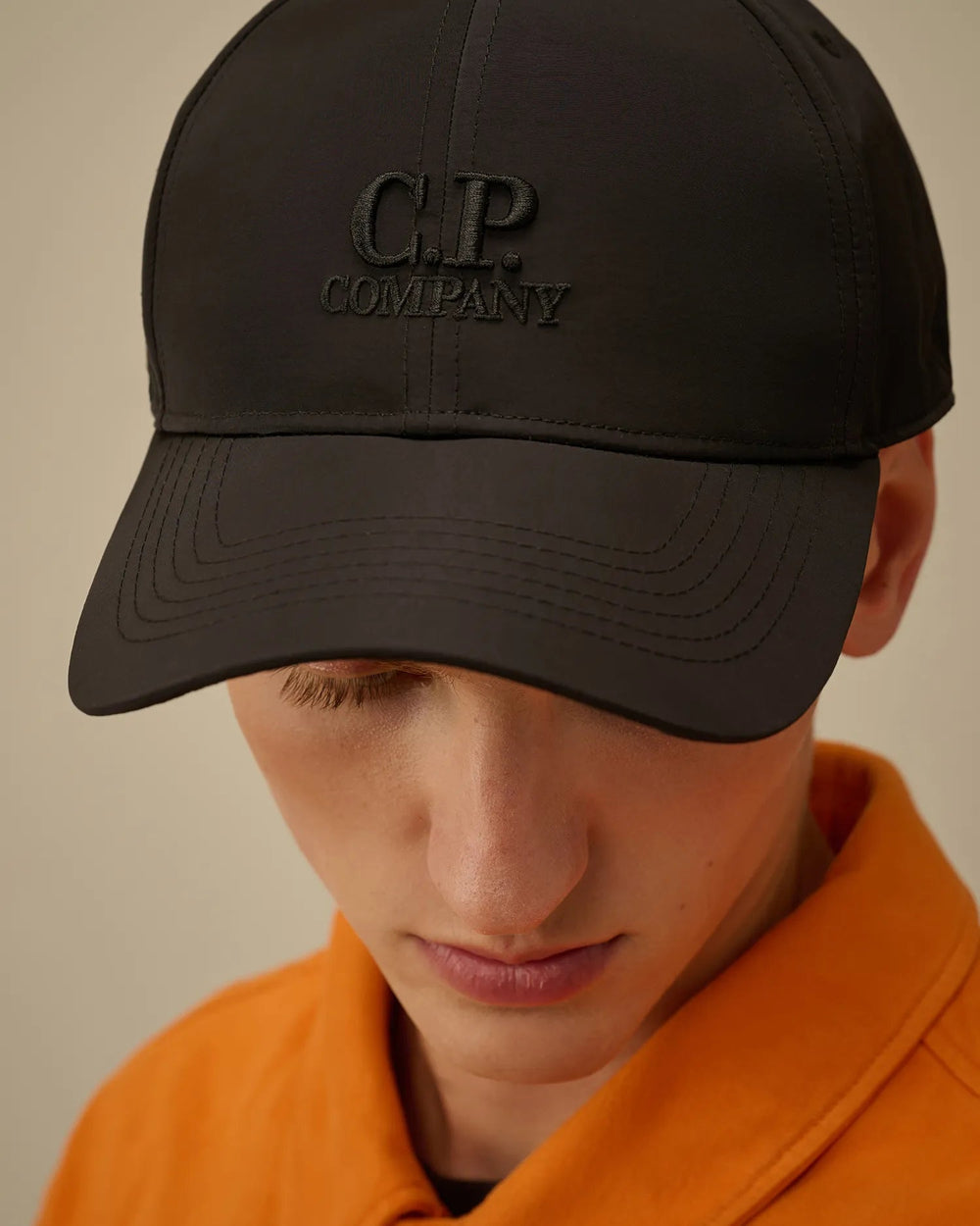 C.P. COMPANY - Chrome - R Google Cap Noir - Lothaire