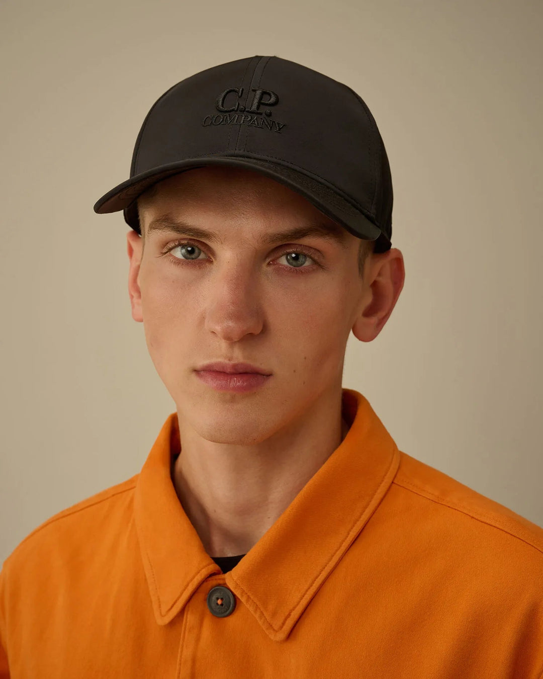 C.P. COMPANY - Chrome - R Google Cap Noir - Lothaire