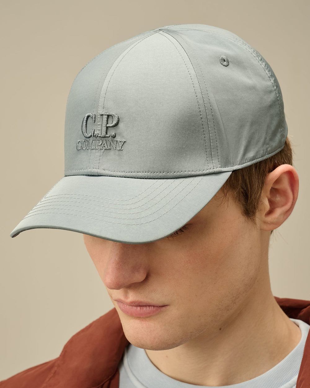 C.P. COMPANY - Chrome - R Logo Cap gris - Lothaire