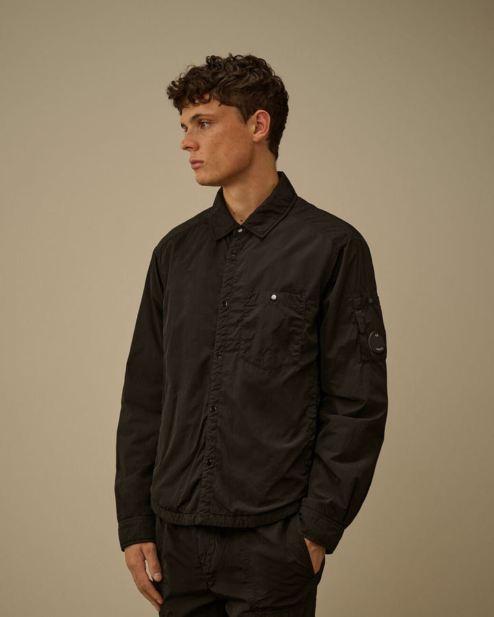 C.P. COMPANY - Chrome - R Padded Lens Overshirt Noir - Lothaire