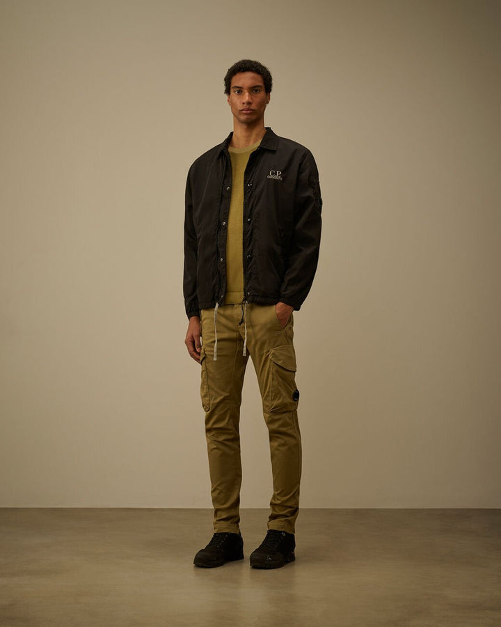 C.P. COMPANY - Chrome - R Zipped Lens Overshirt Noir - Lothaire