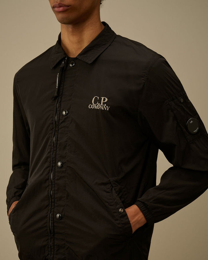 C.P. COMPANY - Chrome - R Zipped Lens Overshirt Noir - Lothaire