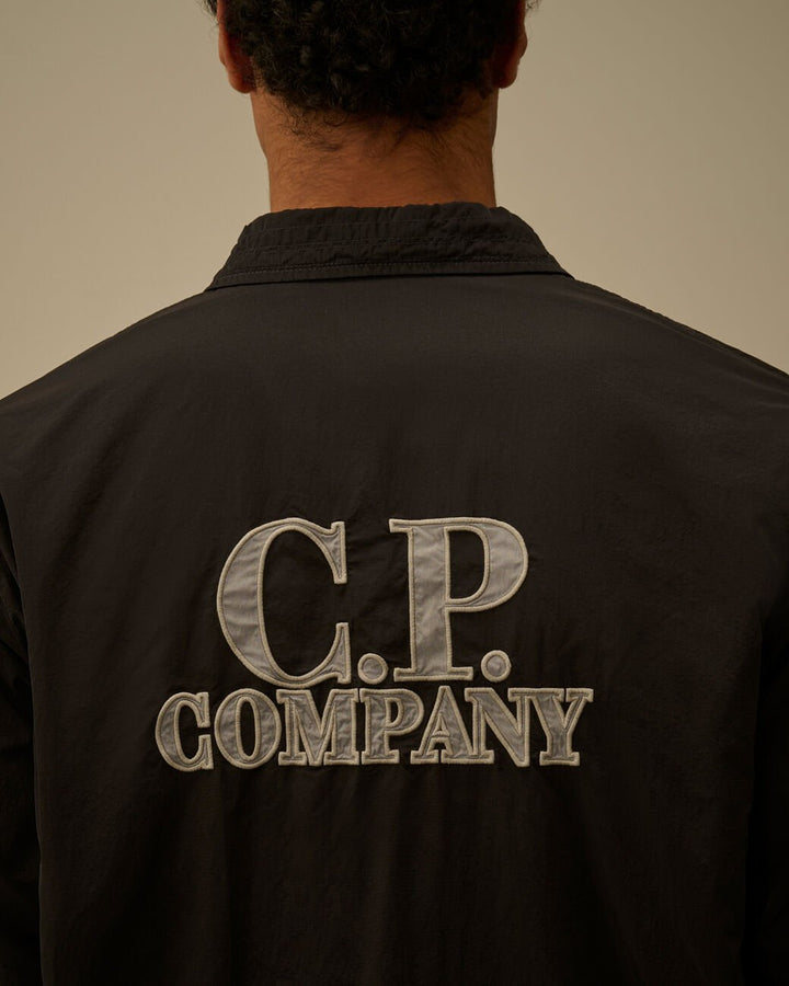 C.P. COMPANY - Chrome - R Zipped Lens Overshirt Noir - Lothaire