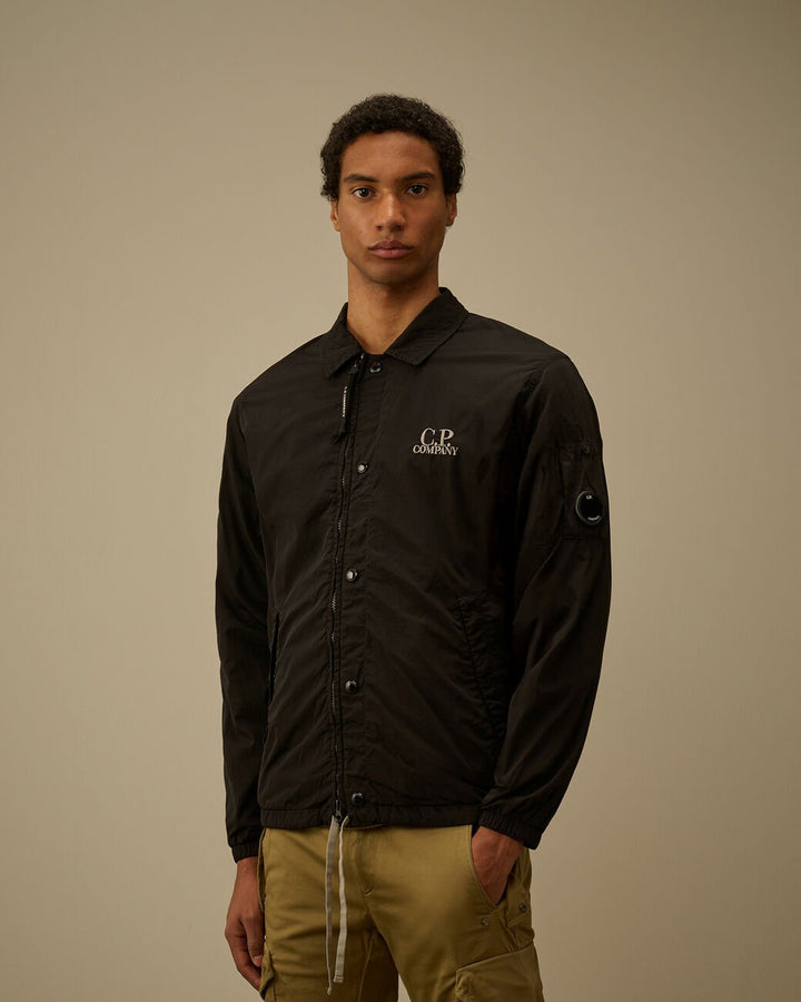 C.P. COMPANY - Chrome - R Zipped Lens Overshirt Noir - Lothaire