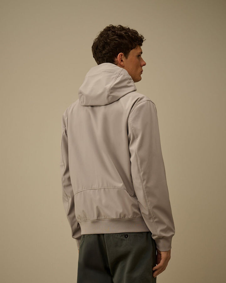 C.P. COMPANY - C.P. Shell - R Hooded Lens Jacket Dove - Lothaire