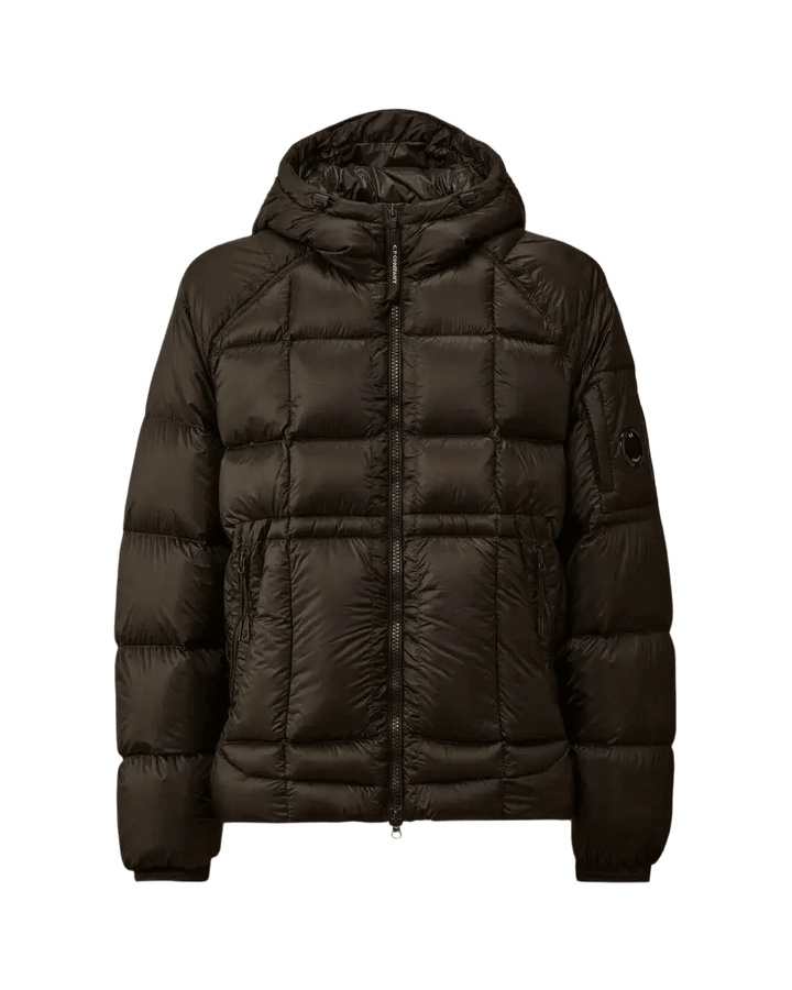 C.P. COMPANY : D.D. Shell Hooded Down Jacket noir hiver 2025 - Lothaire