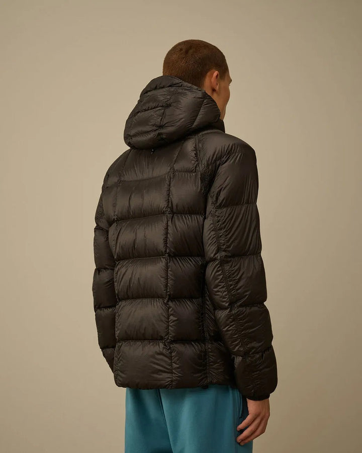 C.P. COMPANY : D.D. Shell Hooded Down Jacket noir hiver 2025 - Lothaire