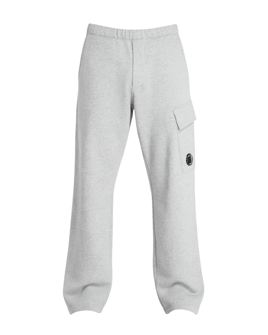 C.P. COMPANY - Diagonal Raised Fleece Cargo Sweatpants Gris clair - Lothaire