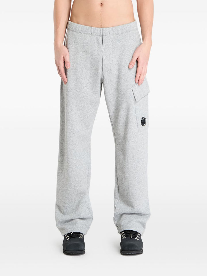 C.P. COMPANY - Diagonal Raised Fleece Cargo Sweatpants Gris clair - Lothaire