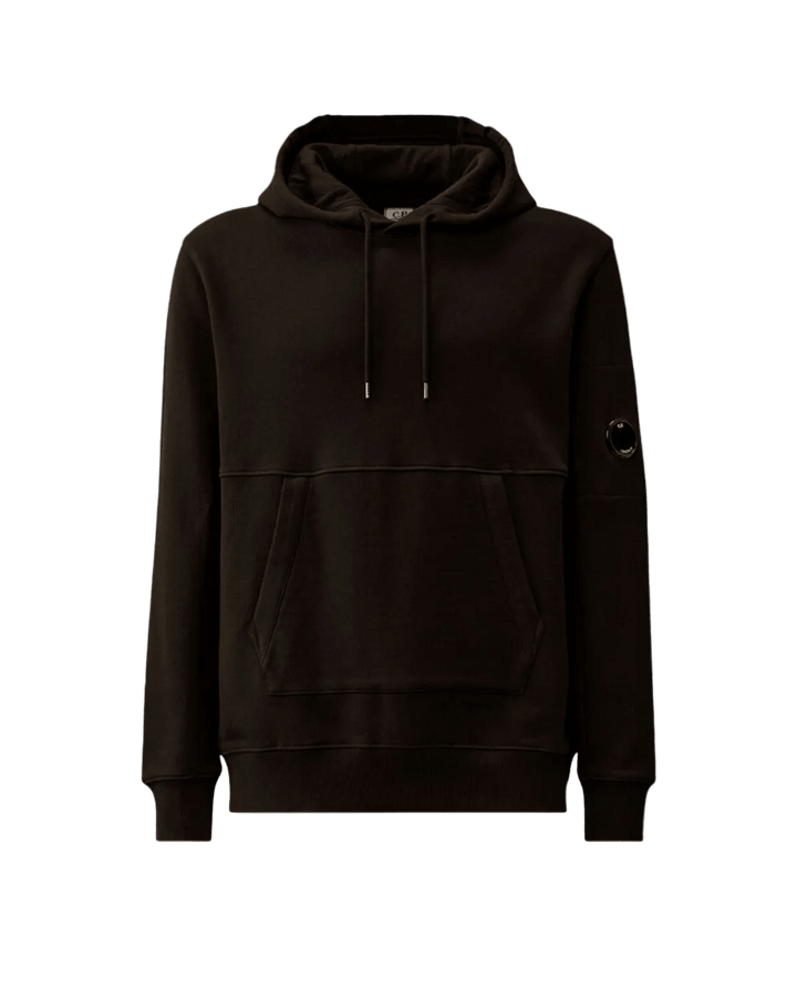 C.P. COMPANY - Diagonal Raised Fleece Hooded Lens Sweatshirt Noir - Lothaire