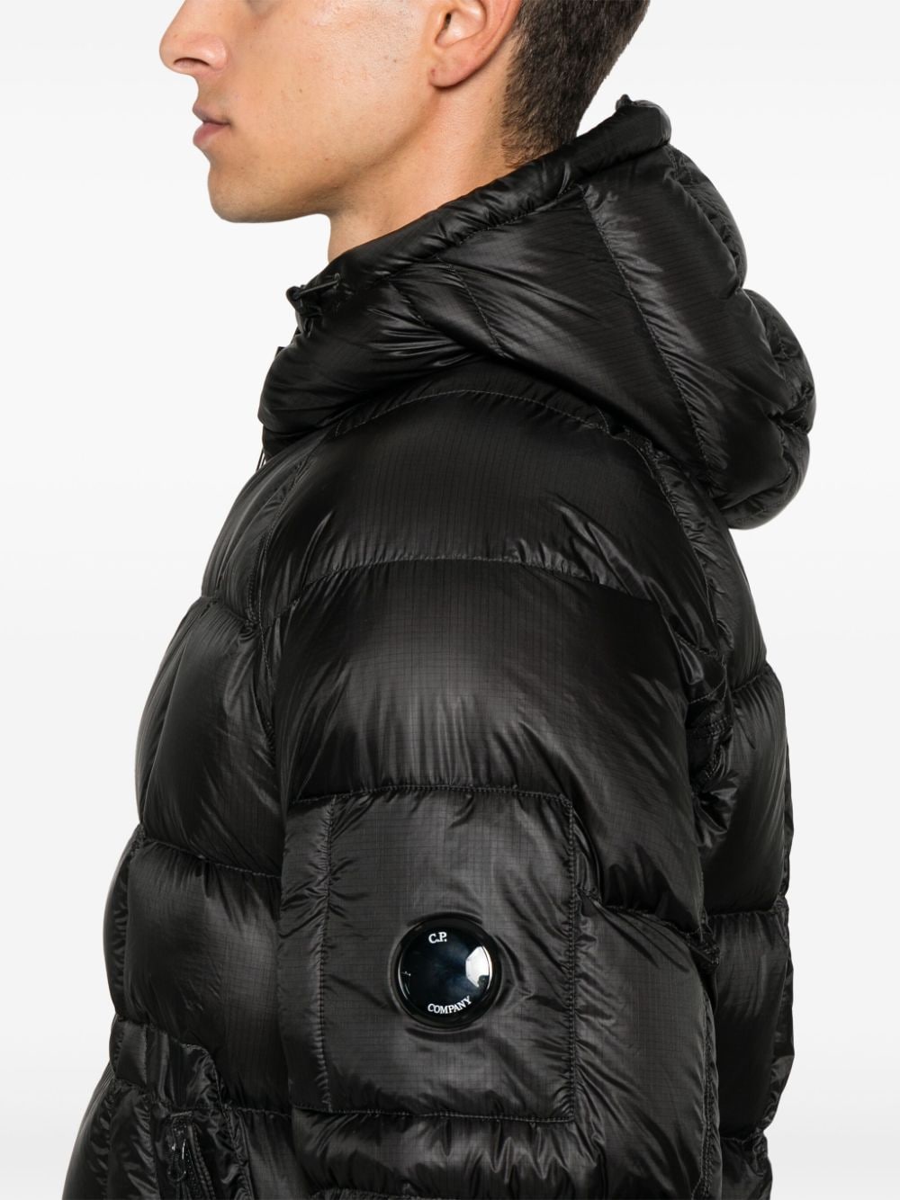 C.P. COMPANY - Doudoune avec capuche DD Shell noir - Lothaire