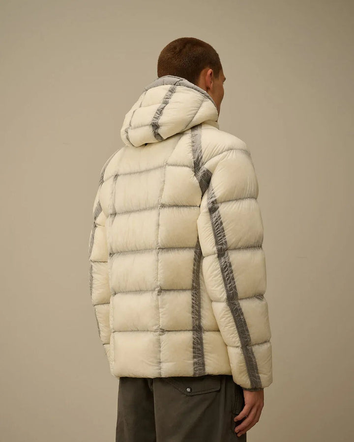 C.P. COMPANY - Doudoune D.D. Shell Hooded Down Puffer Jacket beige - Lothaire