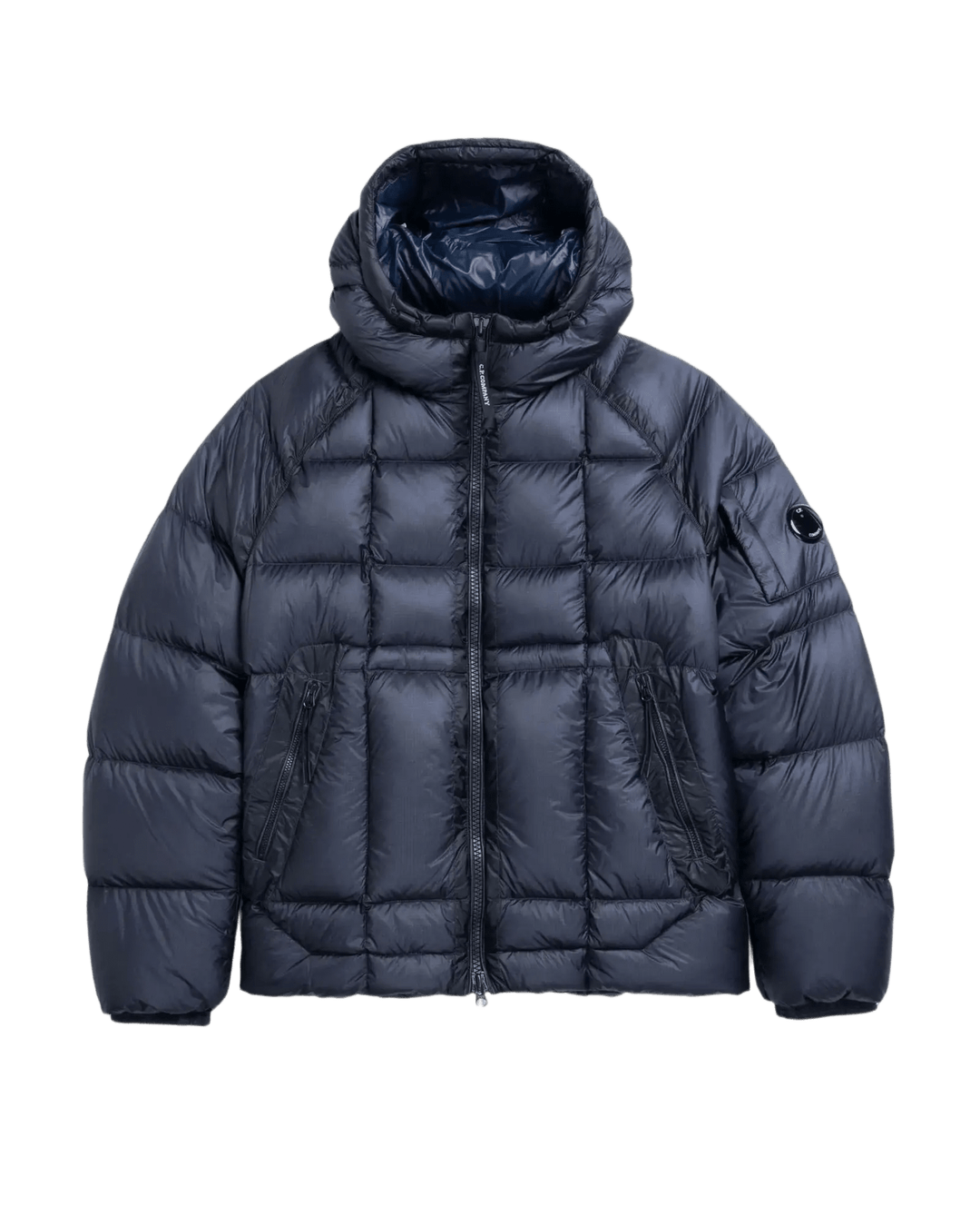 C.P. COMPANY - Doudoune D.D. Shell Hooded Down Puffer Jacket Bleu Total Eclipse - Lothaire