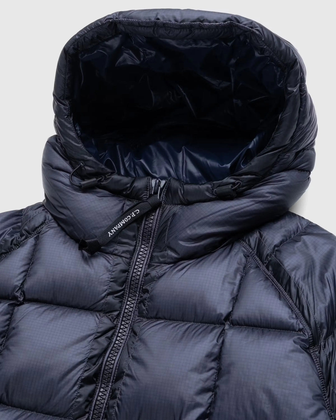 C.P. COMPANY - Doudoune D.D. Shell Hooded Down Puffer Jacket Bleu Total Eclipse - Lothaire