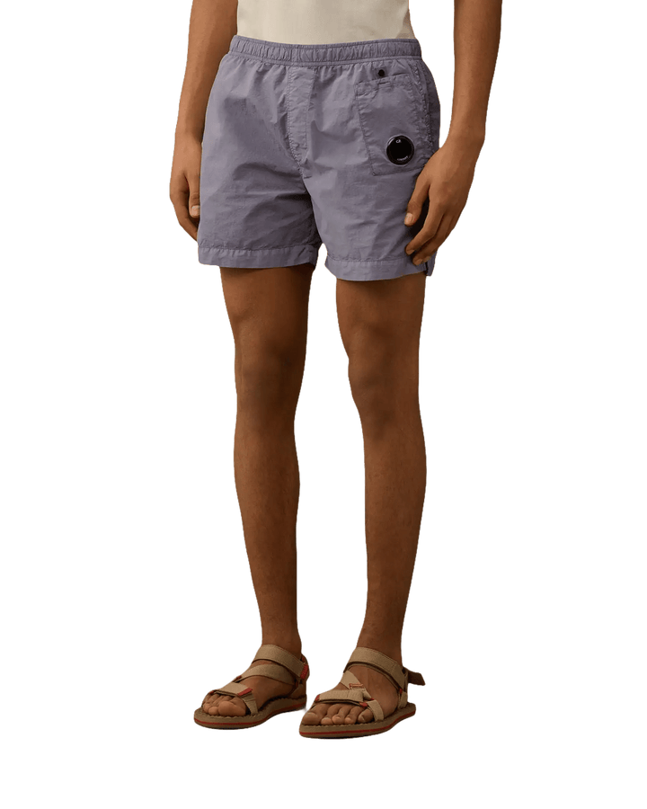 C.P. COMPANY - FLATT NYLON LENS SWIM SHORTS Violet - Lothaire