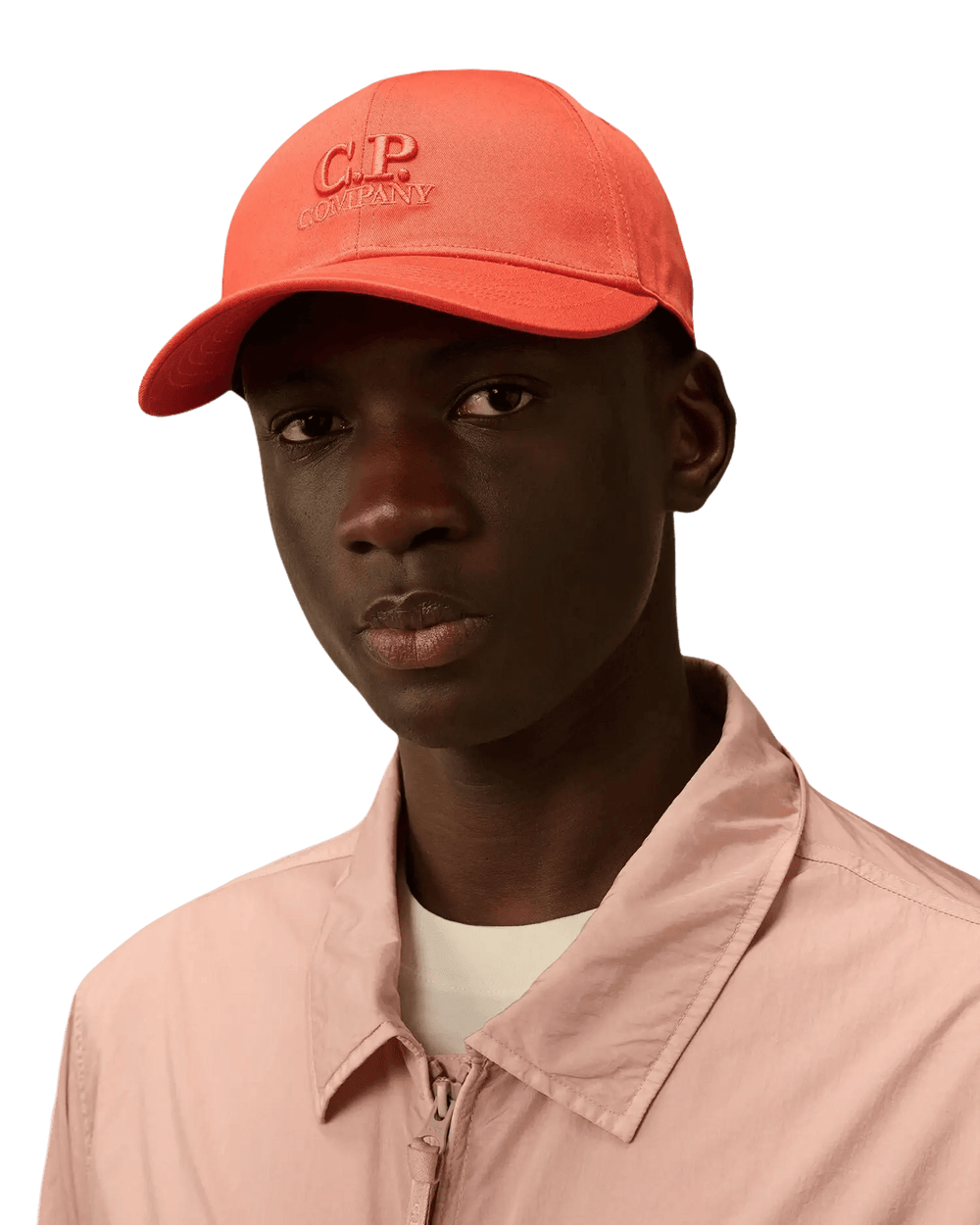 C.P. COMPANY - GABARDINE LOGO CAP Orange - Lothaire