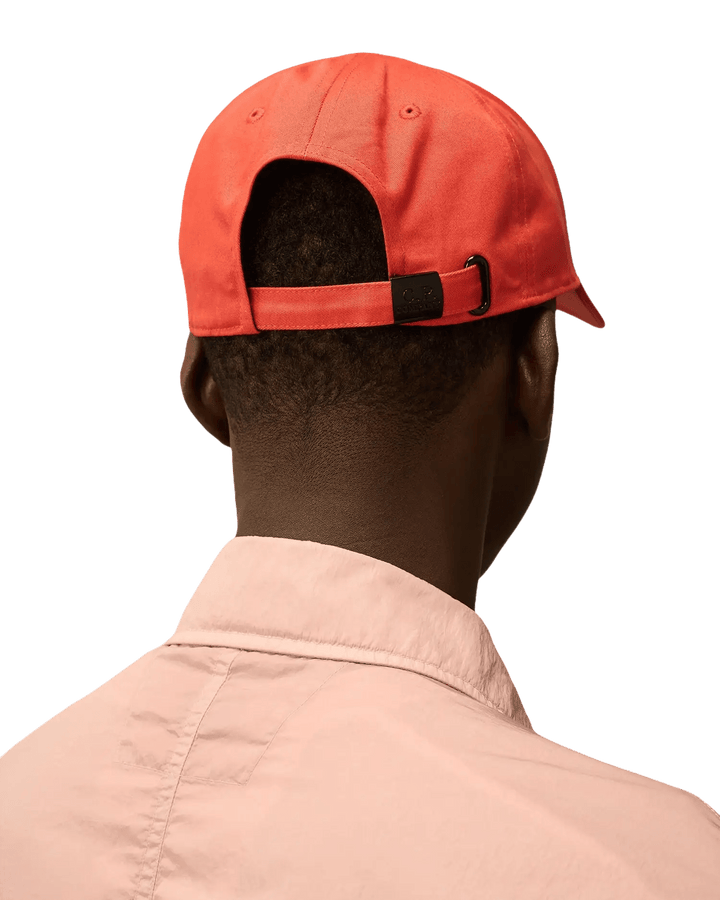 C.P. COMPANY - GABARDINE LOGO CAP Orange - Lothaire