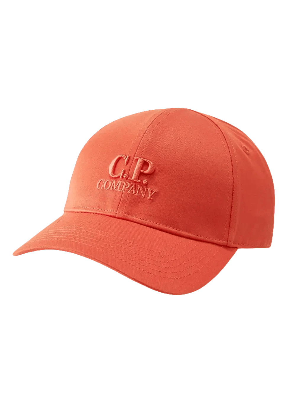 C.P. COMPANY - GABARDINE LOGO CAP Orange - Lothaire