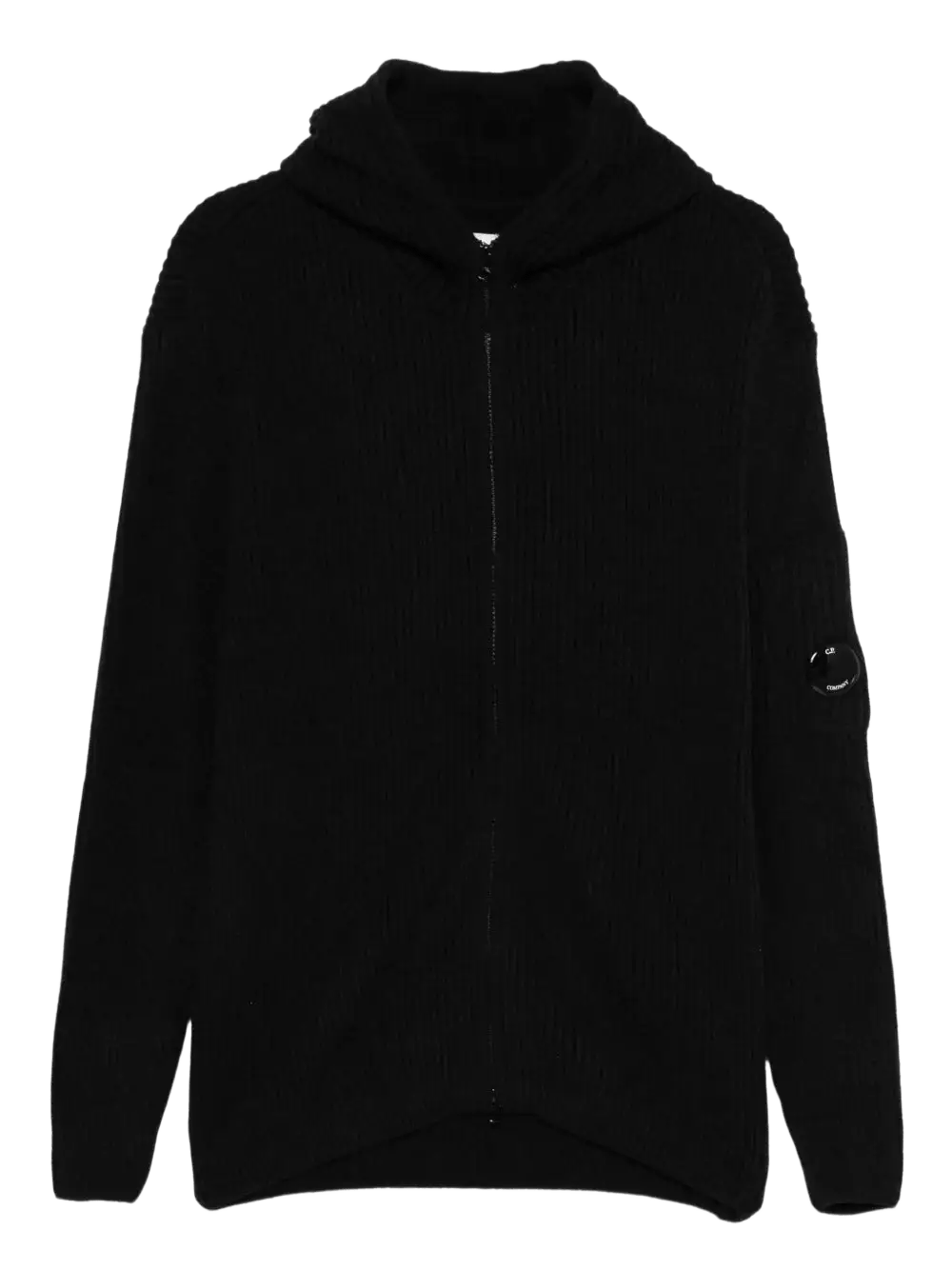 C.P. COMPANY - Hoodie à Fermeture Zippé Noir - Lothaire