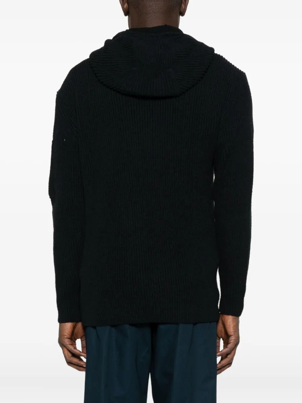 C.P. COMPANY - Hoodie à Fermeture Zippé Noir - Lothaire