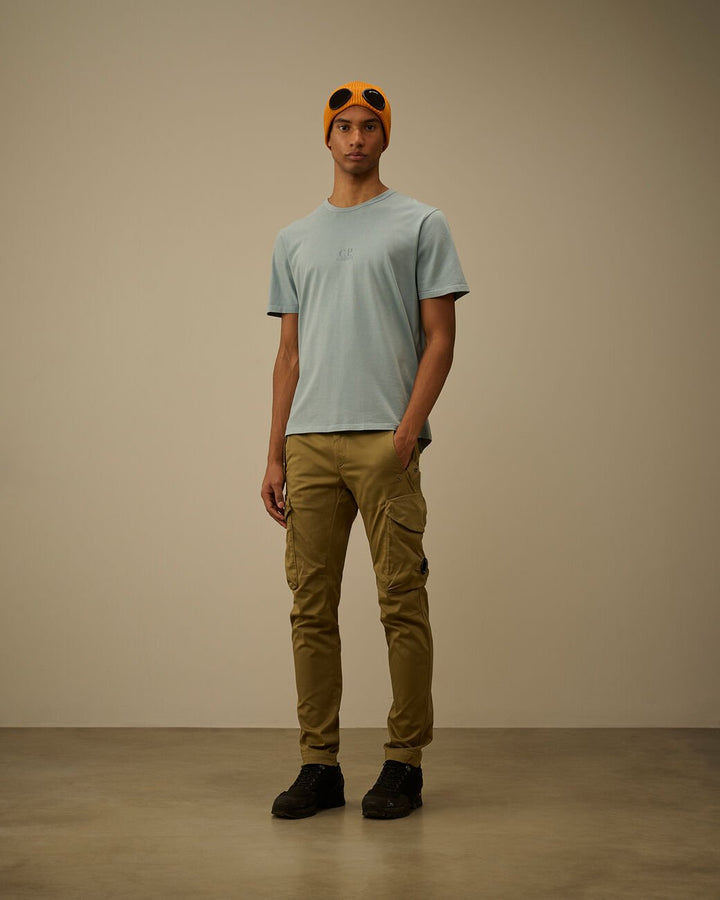 C.P. COMPANY - Jersey Short Sleeve T-Shirt Bleu clair - Lothaire