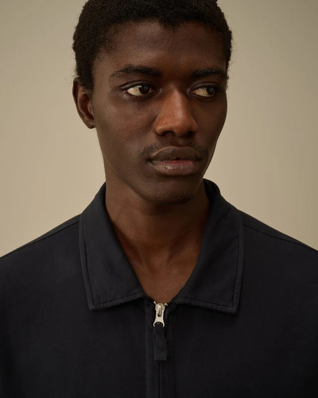 C.P. COMPANY - Light Fleece Full Zip Sweatshirt bleu total eclipse - Lothaire